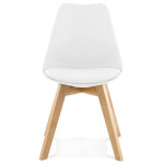 Paris Prix Chaise Design "Lund" 83cm Blanc