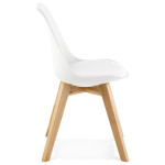 Paris Prix Chaise Design "Lund" 83cm Blanc