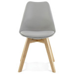 Paris Prix Chaise Design "Lund" 83cm Gris