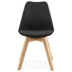 Paris Prix Chaise Design "Lund" 83cm Noir