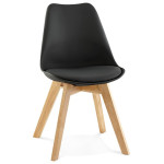 paris prix Chaise Design "Lund" 83cm Noir