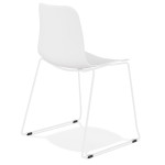Paris Prix Chaise Design "Mandreo" 82cm Blanc