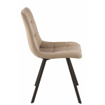Paris Prix Chaise Design "Morgan" 86cm Beige