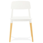 Paris Prix Chaise Design "Nora" 76cm Blanc