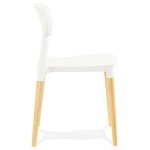 Paris Prix Chaise Design "Nora" 76cm Blanc