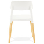 Paris Prix Chaise Design "Nora" 76cm Blanc