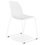 Paris Prix Chaise Design "Olganic" 85cm Blanc