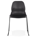 Paris Prix Chaise Design "Olganic" 85cm Noir