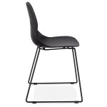 Paris Prix Chaise Design "Olganic" 85cm Noir