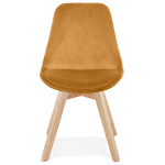 Paris Prix Chaise Design "Persée" 85cm Moutarde