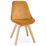 paris prix Chaise Design "Persée" 85cm Moutarde