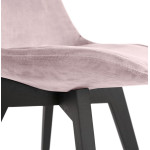 Paris Prix Chaise Design "Persée" 85cm Rose & Noir