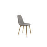 Paris Prix Chaise Design "Polar" 94cm Gris & Chêne