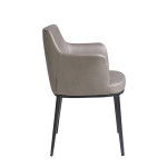 Paris Prix Chaise Design "Rosanna" 80cm Taupe