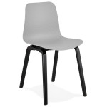 paris prix Chaise Design "Sparkling" 81cm Gris & Noir