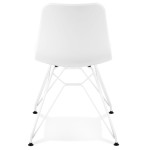Paris Prix Chaise Design "Spider" 83cm Blanc