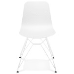 Paris Prix Chaise Design "Spider" 83cm Blanc