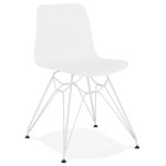 paris prix Chaise Design "Spider" 83cm Blanc