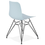 Paris Prix Chaise Design "Spider" 83cm Bleu & Noir