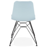 Paris Prix Chaise Design "Spider" 83cm Bleu & Noir