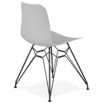 Paris Prix Chaise Design "Spider" 83cm Gris & Noir