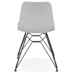 Paris Prix Chaise Design "Spider" 83cm Gris & Noir