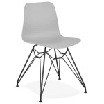 paris prix Chaise Design "Spider" 83cm Gris & Noir