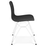 Paris Prix Chaise Design "Spider" 83cm Noir & Blanc