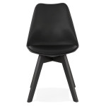 Paris Prix Chaise Design "Toledo" 82cm Noir