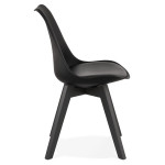 Paris Prix Chaise Design "Toledo" 82cm Noir