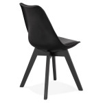 Paris Prix Chaise Design "Toledo" 82cm Noir