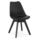 paris prix Chaise Design "Toledo" 82cm Noir