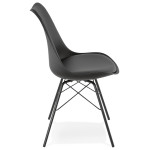 Paris Prix Chaise Design "Tripoli" 83cm Noir
