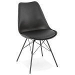 paris prix Chaise Design "Tripoli" 83cm Noir