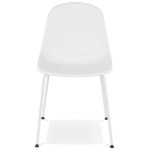 Paris Prix Chaise Design "Venturia" 82cm Blanc