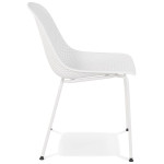 Paris Prix Chaise Design "Venturia" 82cm Blanc