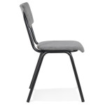 Paris Prix Chaise Design Vintage "Fortuna" 83cm Gris