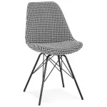paris prix Chaise Design Vintage "Zaniolo" 83cm Noir