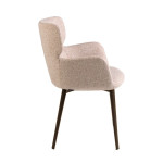 Paris Prix Chaise En Tissu "Chiné" 80cm Marron