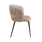 Paris Prix Chaise En Tissu "Rosemarie" 77cm Marron