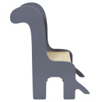 Paris Prix Chaise Enfant Design "Dino" 60cm Gris