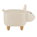 Paris Prix Chaise Enfant Design "Mouton" 66cm Crème