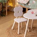 Paris Prix Chaise Enfant "Douceur Fleur" 47cm Rose