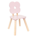 paris prix Chaise Enfant "Douceur Fleur" 47cm Rose