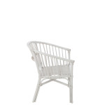 Paris Prix Chaise Enfant En Rotin "Filou" 52cm Blanc