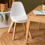 Paris Prix Chaise Enfant Mini "Baya" 55cm Blanc
