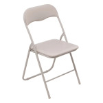 paris prix Chaise Pliante "Basic" 79cm Beige