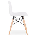 Paris Prix Chaise Scandinave "Cryptek" 80cm Blanc