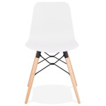 Paris Prix Chaise Scandinave "Cryptek" 80cm Blanc