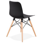 Paris Prix Chaise Scandinave "Cryptek" 80cm Noir